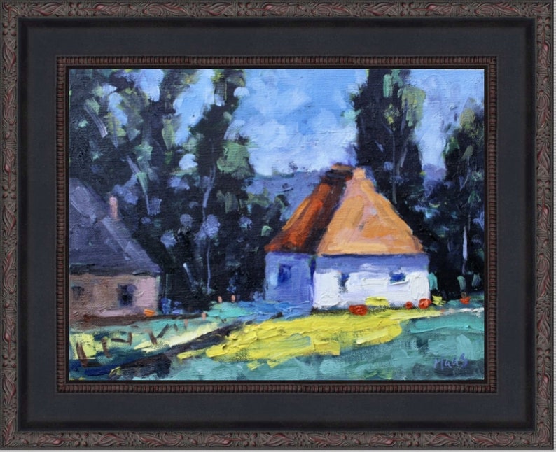 HARMONY CALIFORNIA, contemporary impressionist, plein air original oil painting 画像 6