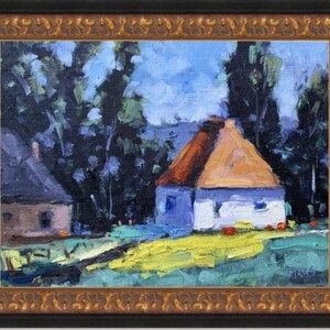 HARMONY CALIFORNIA, contemporary impressionist, plein air original oil painting 画像 3