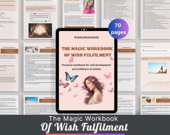 The magic workbook of wish fulfilment | Practices for fulfilling desires | Manifestation journey | Printable  workbook PDF