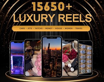 15650+ Luxury Lifestyle 4K Reels, MRR PLR (Digital Download)