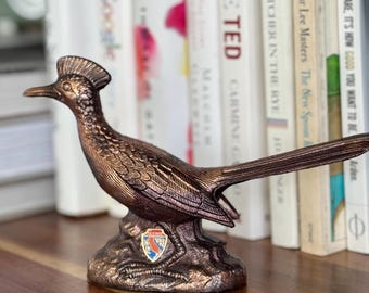 Vintage California Roadrunner Paperweight/Statue