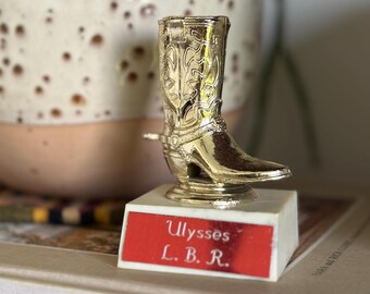 Vintage Ulysses Boot Trophy