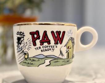 Vintage ‘Paw’ Coffee Mug