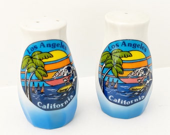 Vintage Los Angeles, California Salt & Pepper Shakers
