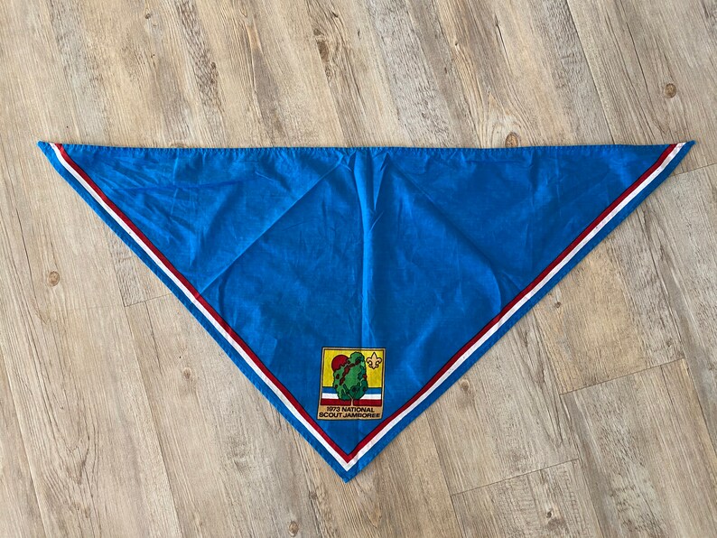 Vintage Boy Scouts Jamboree Neckerchief 1973 Etsy