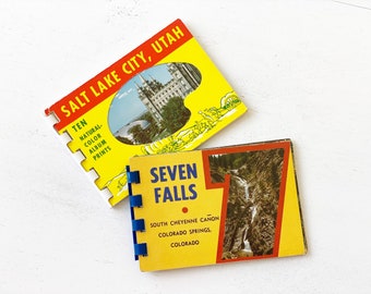 Vintage Photo Books — Seven Falls & Salt Lake City