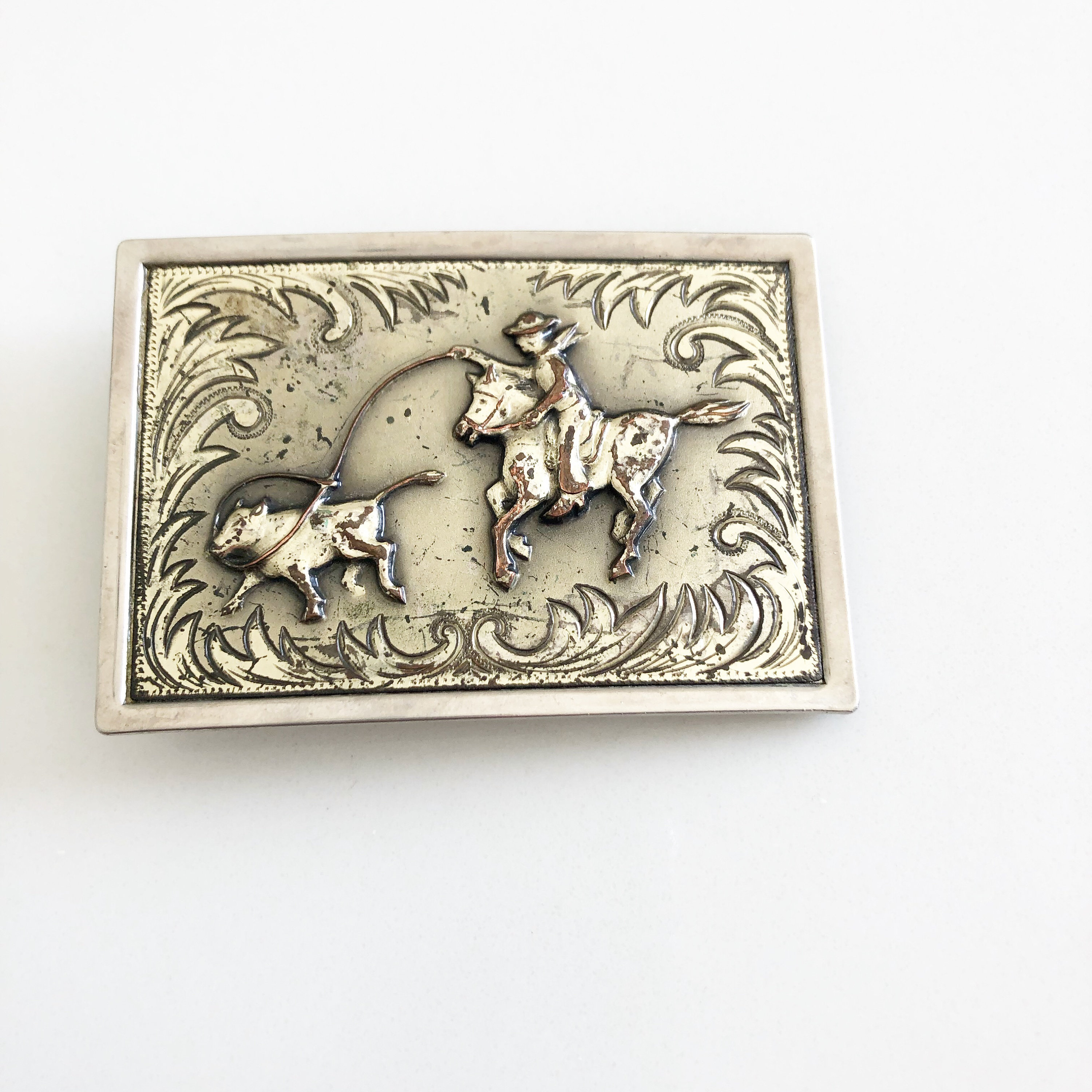 Vintage Rodeo Belt Buckle - Etsy Australia