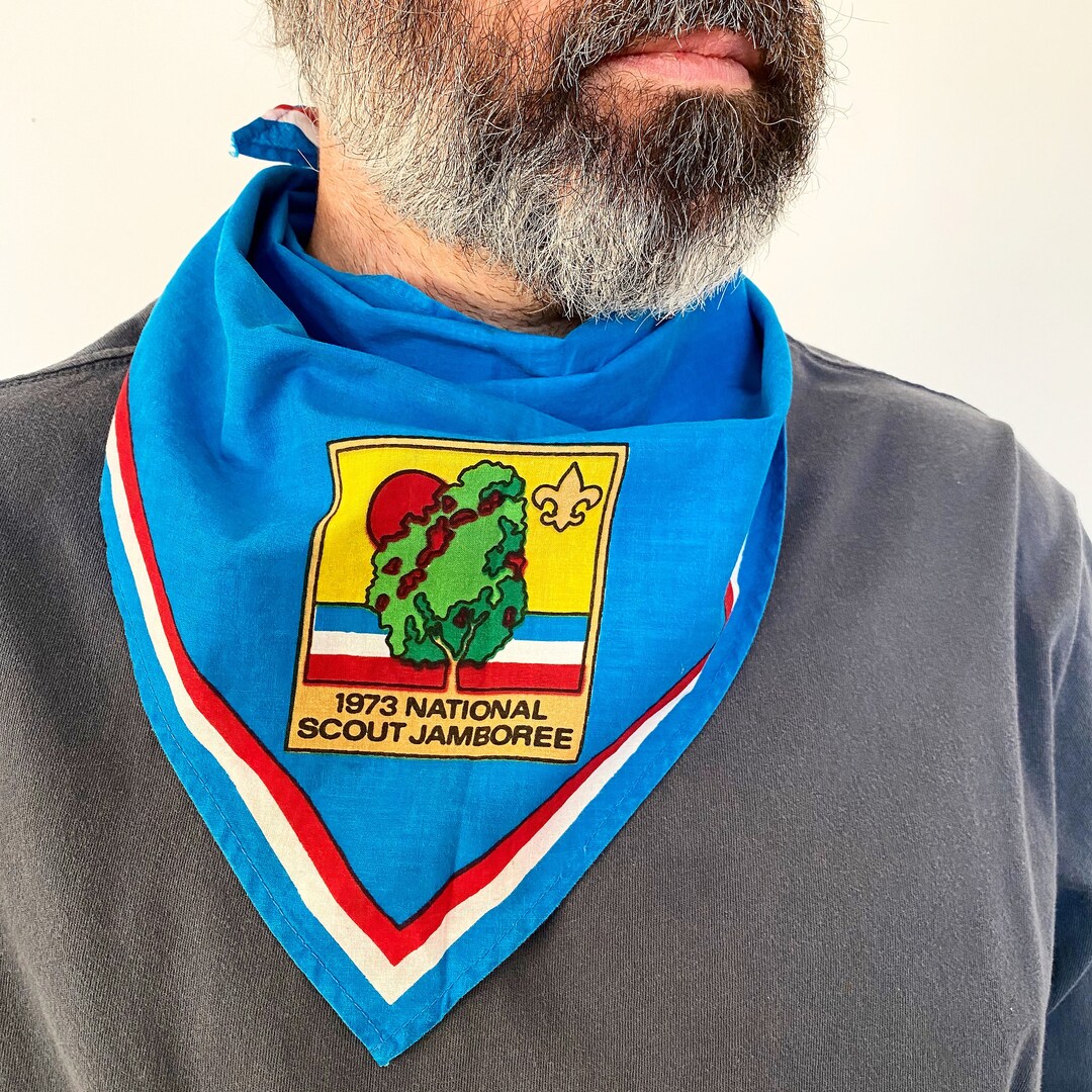 Vintage Boy Scouts Jamboree Neckerchief 1973 Etsy