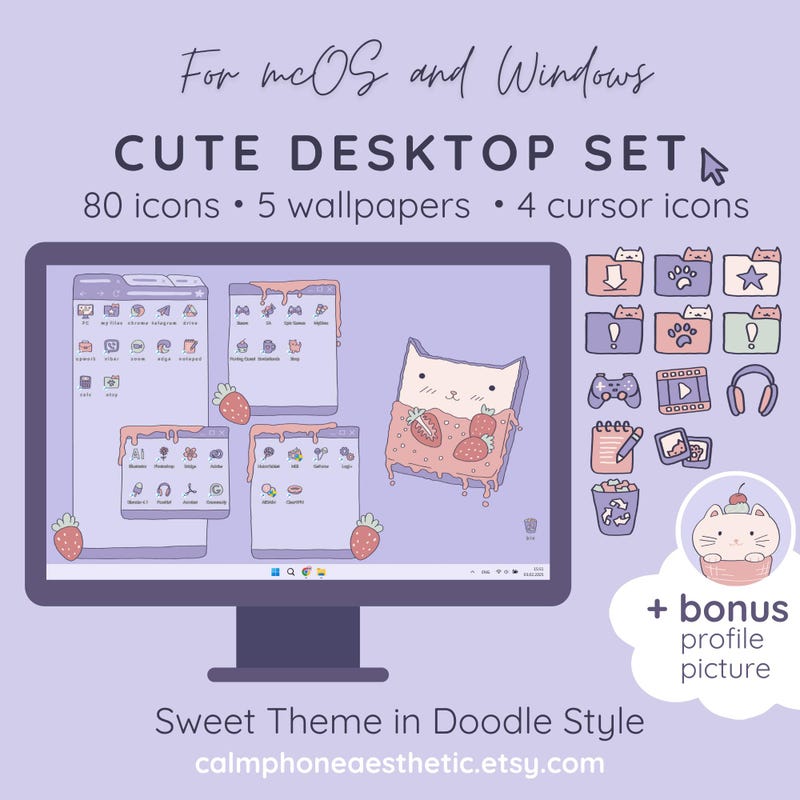 Cute Cursors for Windows - Etsy