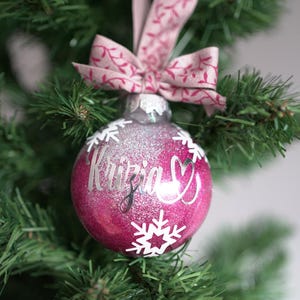Personalized Christmas balls | Color selectable | Name tree decoration Christmas tree balls Name motif Christmas tree balls | Gift for Advent