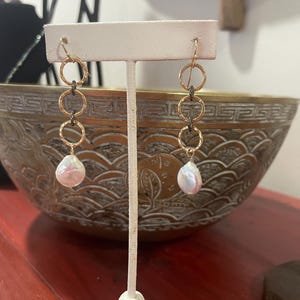 fresh water pearl earrings