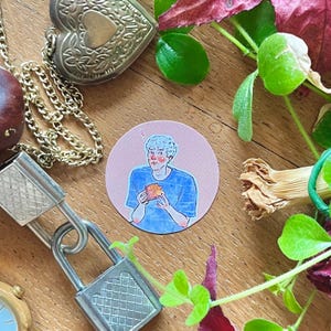 phil lester sticker - 3CM cute tiny!phil fanart sticker