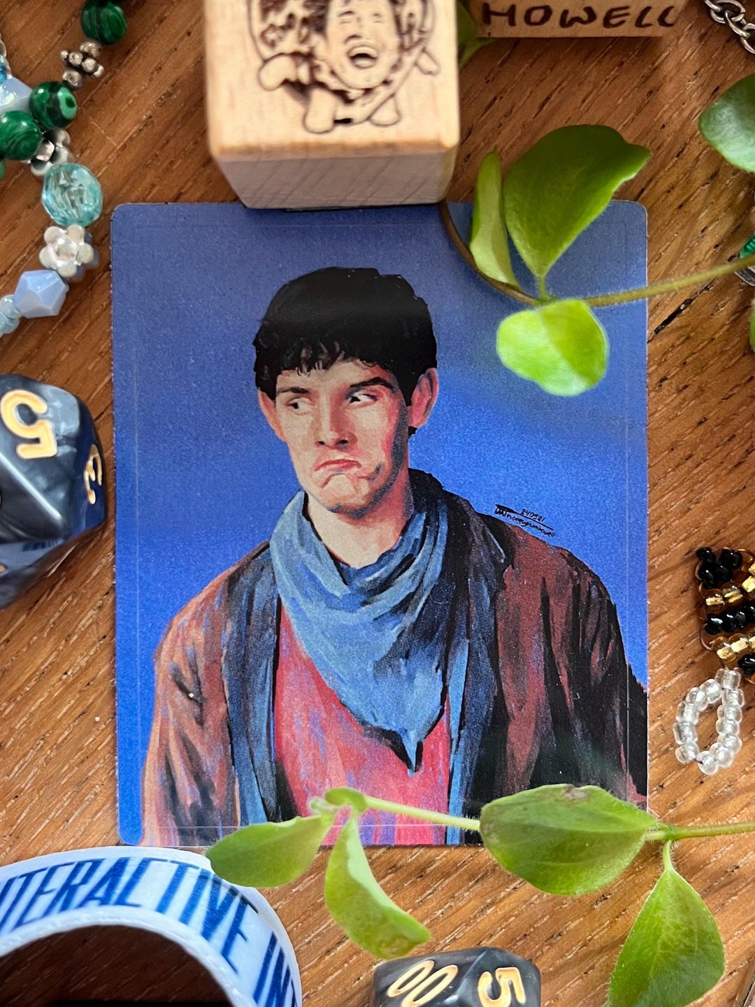 Merlin Bbc Sticker - 5CM - Etsy