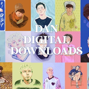 dan howell phanart digital downloads - for wallpapers etc.