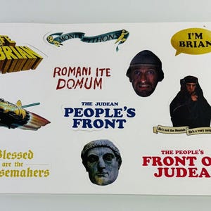 Monty Python's Life of Brian 40th Anniversary Limited Edition Stickers Sheet