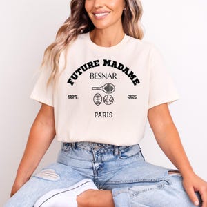Personalized EVJF Social Club T-shirt Gift for Future Bride & Witness Team Bride Bachelorette Party Outfit