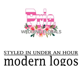 Custom logo design, Flower Shop logo, Branding | Custom graphic design | Branding collateral social media graphics