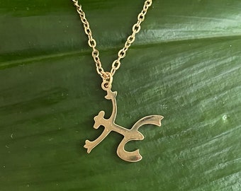 Coqui Taino Frog Pendant Necklace: Puerto Rico Jewelry