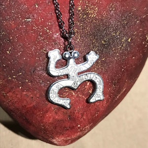 Coqui Taino Pendant Necklace with Indian Symbols, Unisex Puerto Rico Jewelry, Boricua Choker Necklace Taino Jewelry Puertorrican Gift Idea
