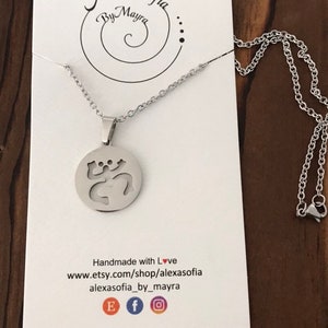 Coqui Taino Pendant and Chain, Gold or Silver Stainless Steel, Puerto Rico Necklace, Coqui Taino Jewelry, Puerto Rico Jewelry, Beach Jewelry image 4
