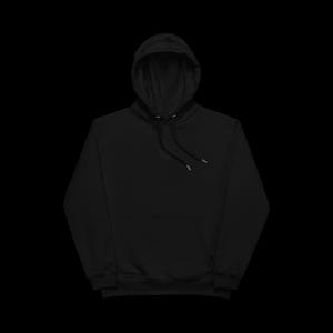 schwarzen Kapuzenpullover