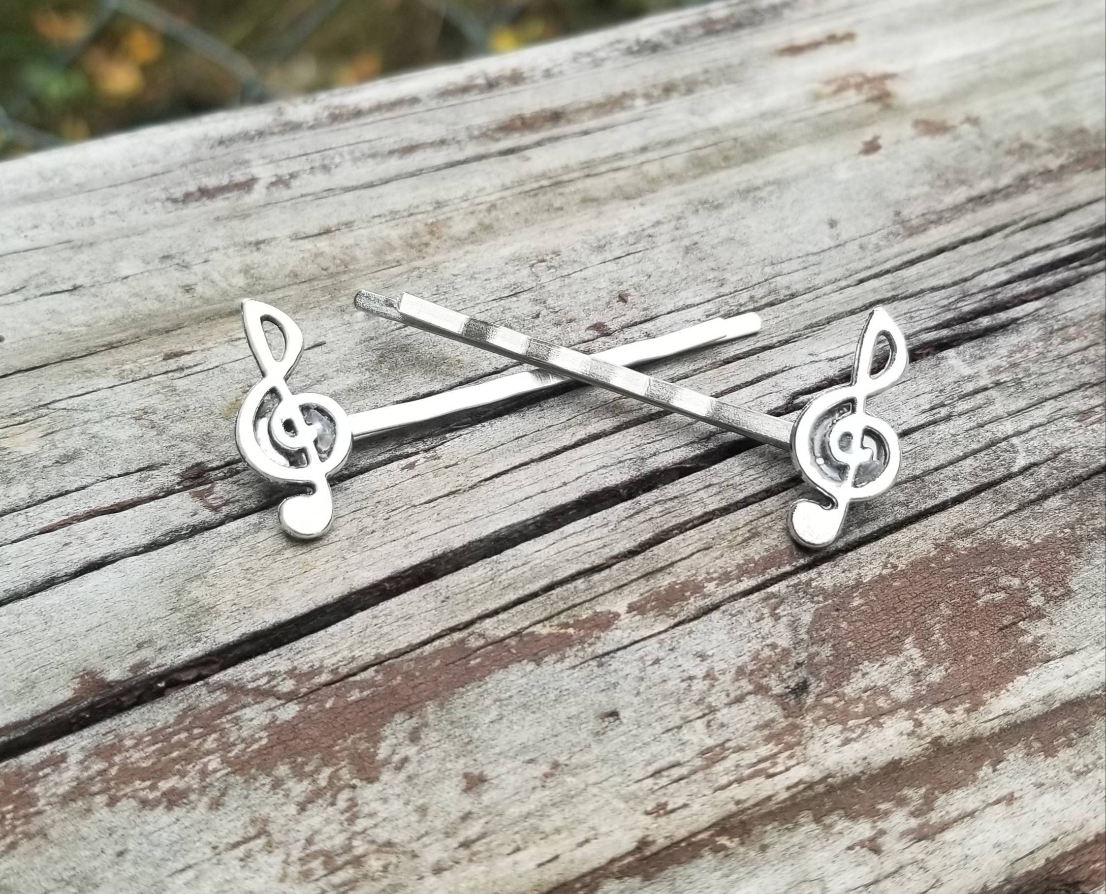 Music Note Bobby Pins Music Pins Musician Hair Pins Hair Etsy