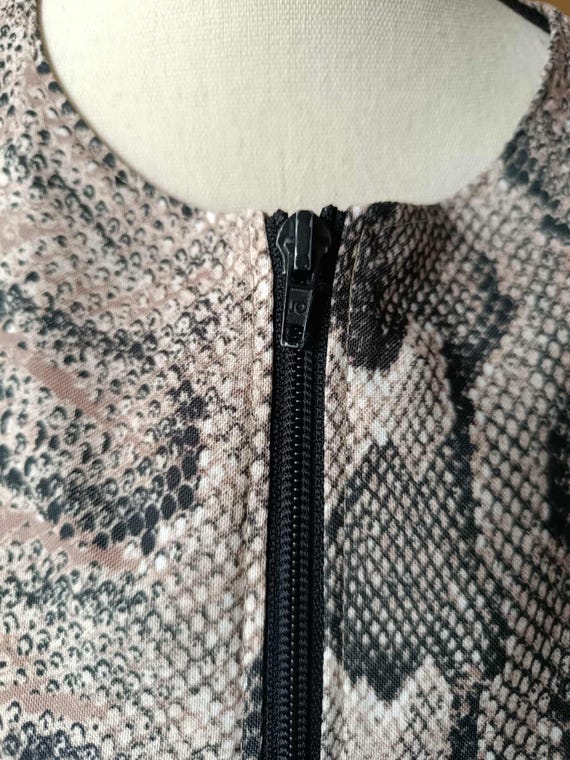 90s Python Print Zip-Up Jacket: Vintage Lightweig… - image 3