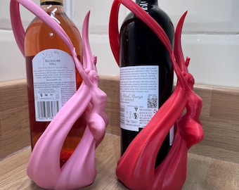 Soporte para botellas de vino, soporte para vino, estante para vino, decoración del hogar, accesorio de cocina