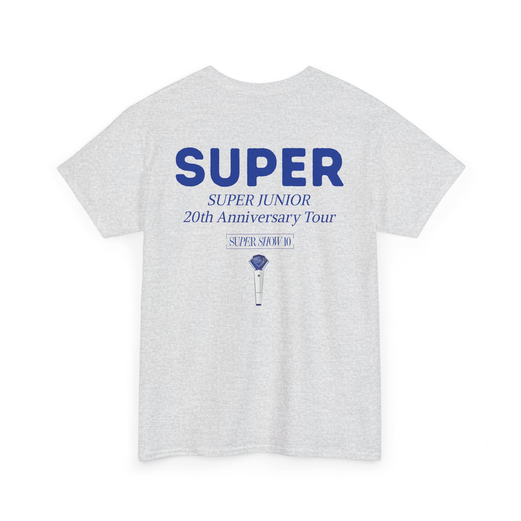 Super Junior 20th Anniversary Tour T-shirt | Super Show 10 Kpop