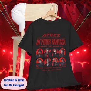 ATEEZ 2025 Tour T-Shirt: Kpop Concert Tee, ATINY Gift