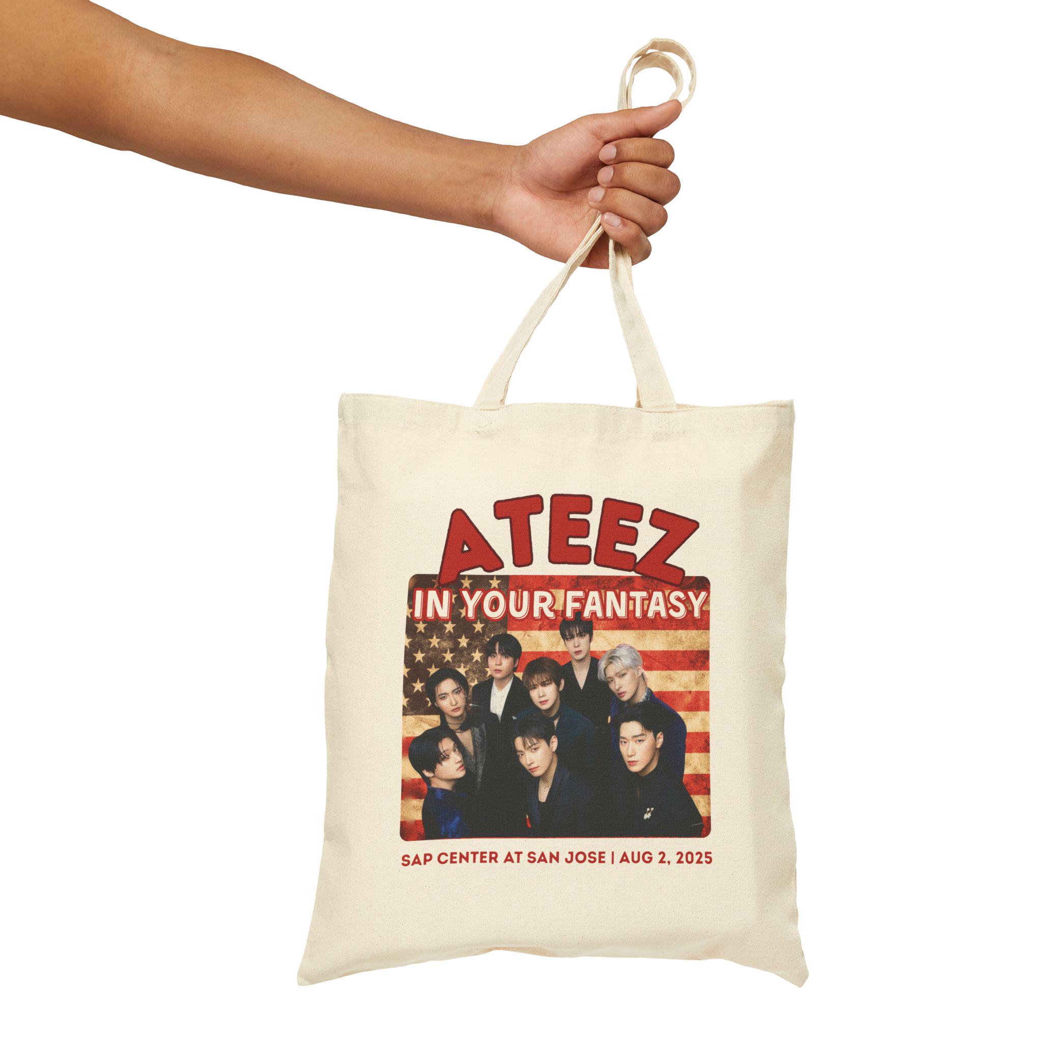 ATEEZ IN YOUR FANTASY トートバッグ 2025 ATEEZ WORLD TOUR IN YOUR FANTASY North America Shoppping Bag