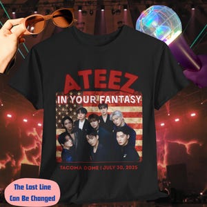 ATEEZ In Your Fantasy Tour 2025 Shirt: Vintage Bootleg Kpop Tee