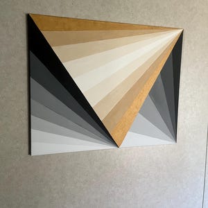 Golden Triangle Abstract