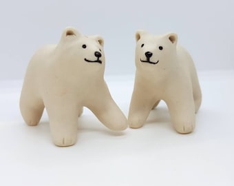 Polar Bear -- Salt and Pepper Shakers ©Lora Shelley