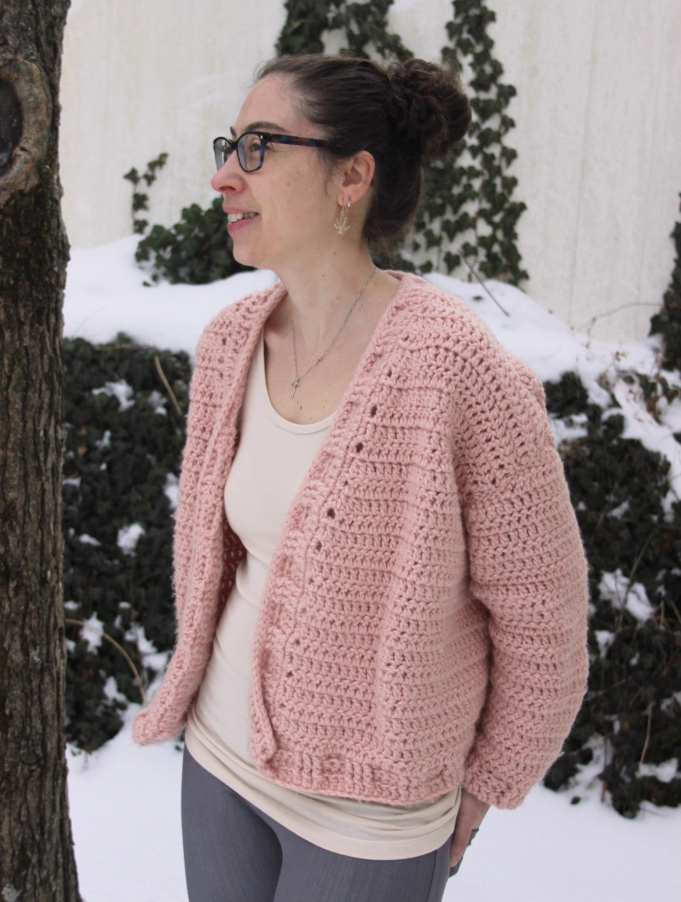 In A Jiffy Bulky Beginner Crochet Cardigan Pattern PDF - Etsy