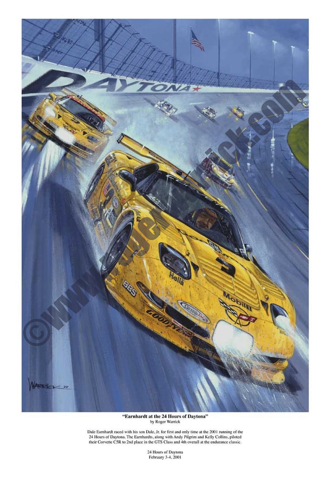 Earnhardt at the 24 Hours of Daytona - Etsy