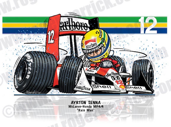 Grand Prix 1990 Shonen Jump Shueisha F1 Ayrton Senna Honda
