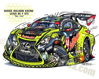 Vasser Sullivan Lexus RC F GT3 (2023) - Etsy