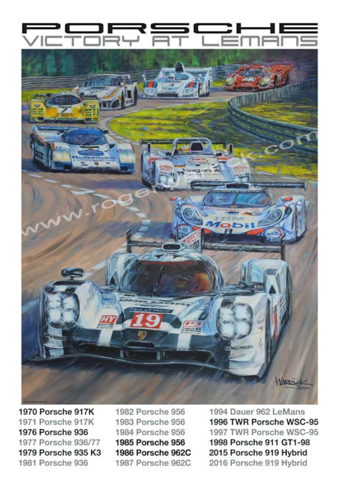PORSCHE in Le Mans ※ドイツ製写真集 Porsche Victory at Lemans - Etsy
