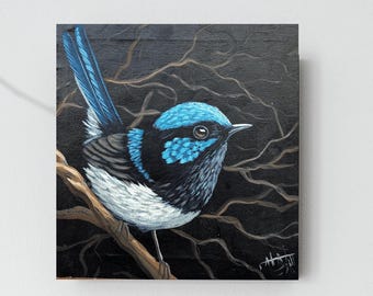 Original Acrylic Painting of Bird