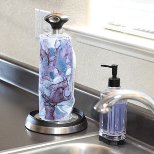 Toalhas de papel sem papel 10- 10x12, decoração de cozinha com desperdício zero, toalhas de pano laváveis e reutilizáveis para cozinha sem papel, toalhas sem papel
