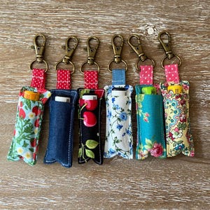 Lippenbalsam Halter | Taschenanhänger | Lippenbalsam Keychain | Lippenbalsam Gemütlich | Chapstick Halter | Lipgloss Halter | Taschenanhänger