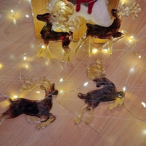 Weihnachtsdekoration Rentiere 4er Set
