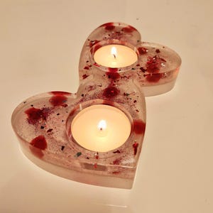 heart tealight decoration