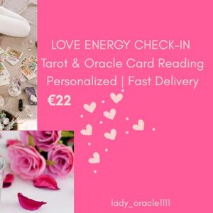 Relatie-inzicht Tarot en orakel lezen | Love Energy-check-in | Intuïtieve relatielezing pdf of foto | 24-48 uur levering