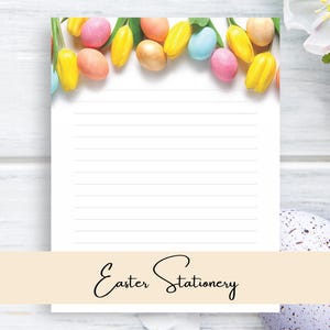 Easter Stationery Set: Printable Lined & Unlined Paper (Digital Download)