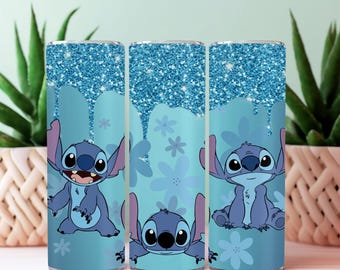 Tumbler Wrap Stitch  PNG 20 oz Watercolor Splash Digital Design  High Resolution  Instant Digital PNG Download