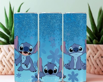 Tumbler Wrap Stitch  PNG 20 oz Watercolor Splash Digital Design  High Resolution  Instant Digital PNG Download