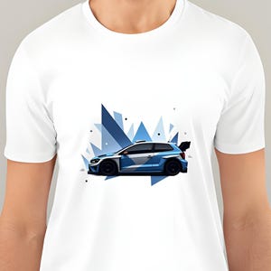 Rally Inspired VW Polo R Tee - Ideal for Rally Enthusiasts