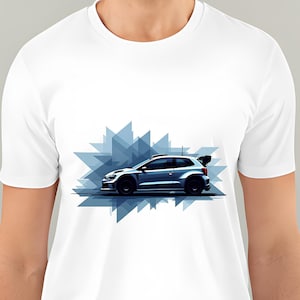 Rally Inspired VW Polo R Tee - Ideal for Rally Enthusiasts